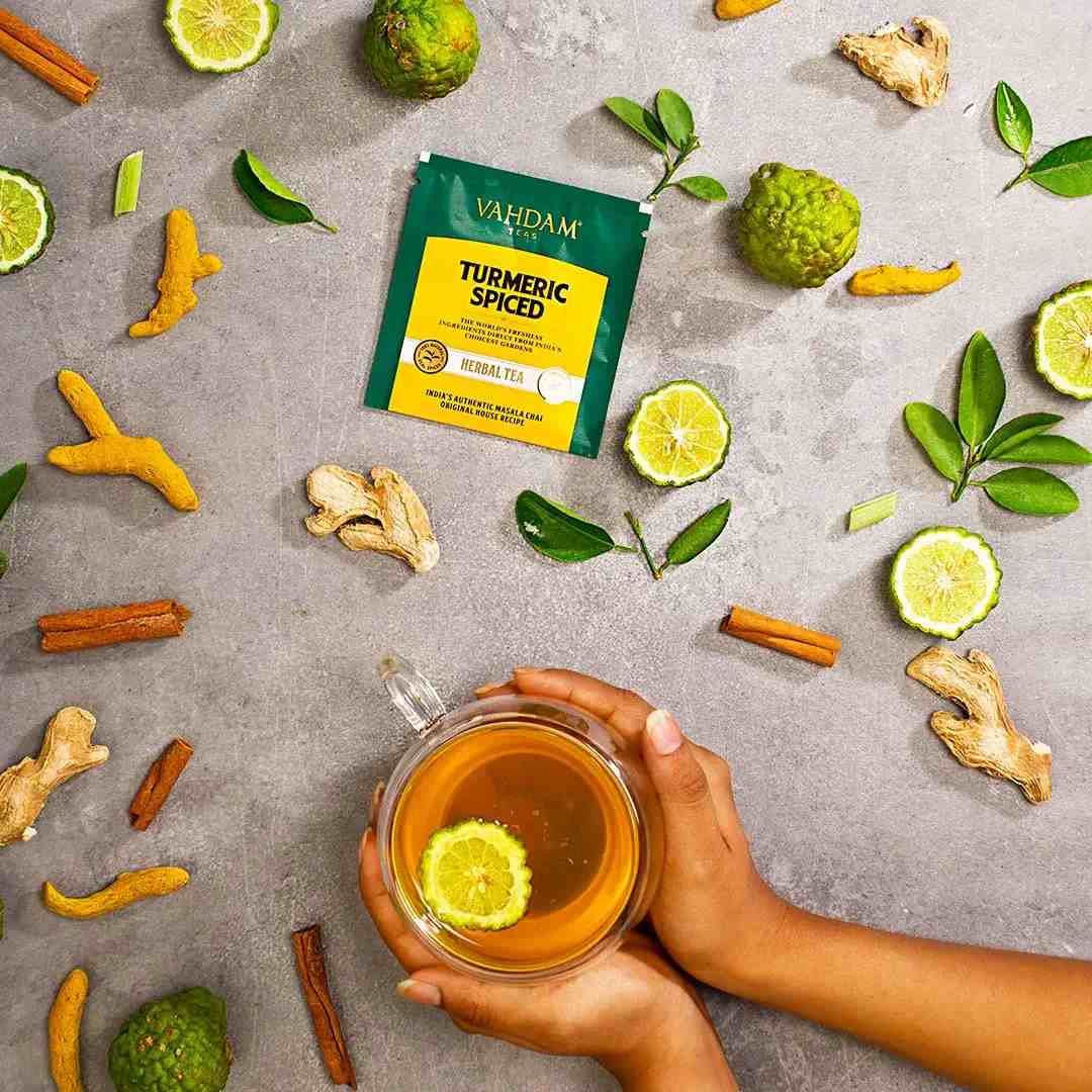 36 Caffeine Free Tea Bags - Chamomile, Hibiscus, Ginger, Turmeric, Mint