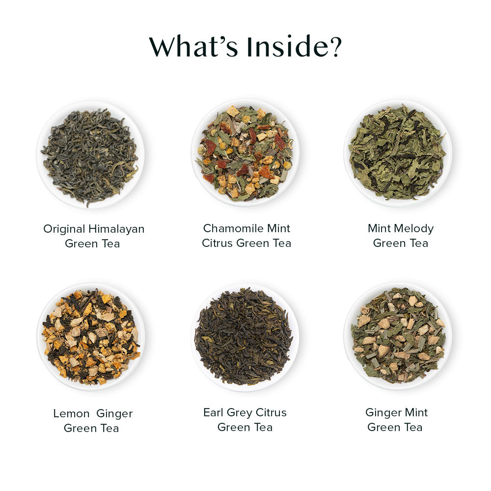 Green Tea Assortment, Gift Set, 36 Teas