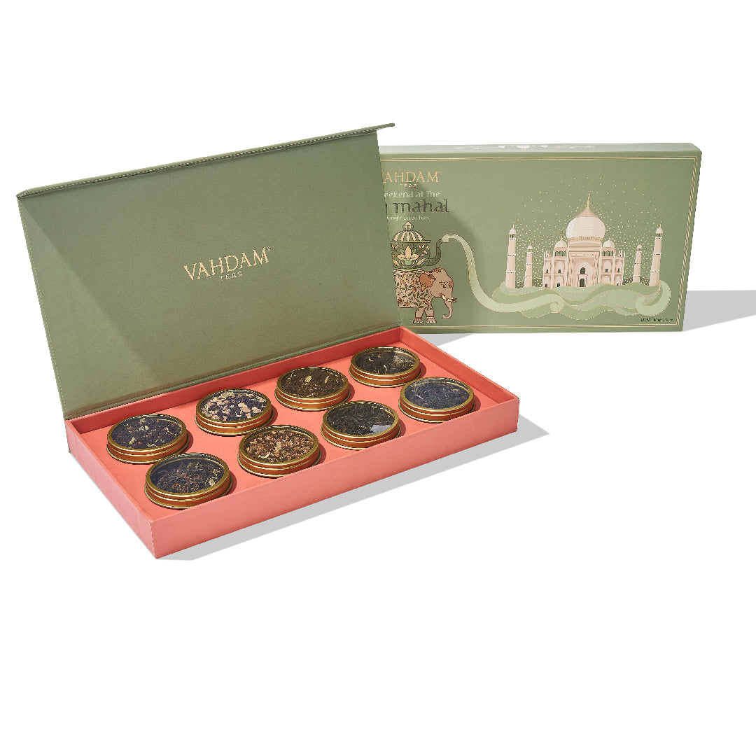 Weekend in Taj Mahal, Holiday Tea Gift, Set of 8