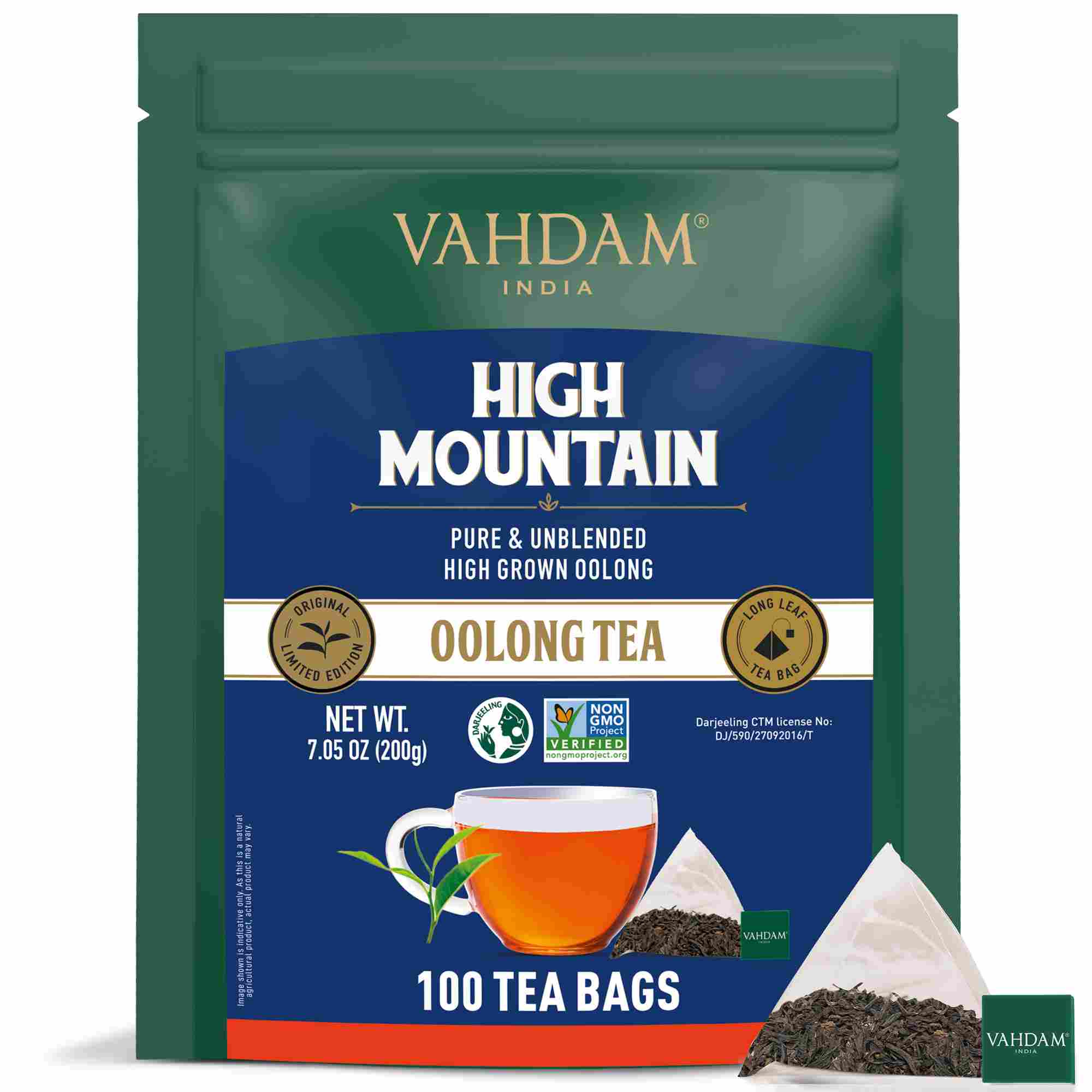 High Mountain Oolong Tea, 100 Count