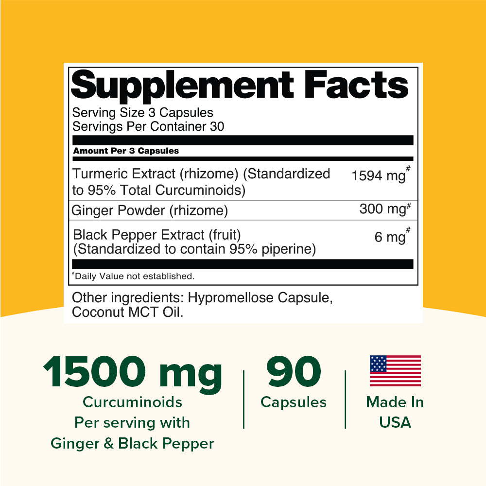 Vahdam Turmeric Ginger with 1500mg Curcumunoids