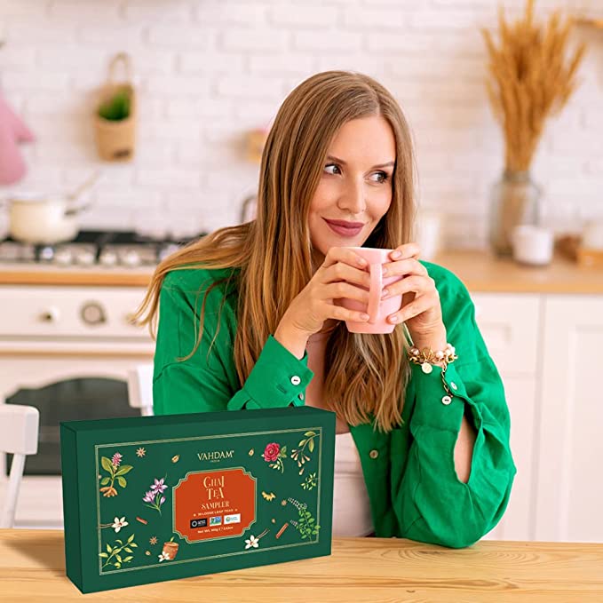 Chai Teas Holiday Gift Sampler, 10 Teas