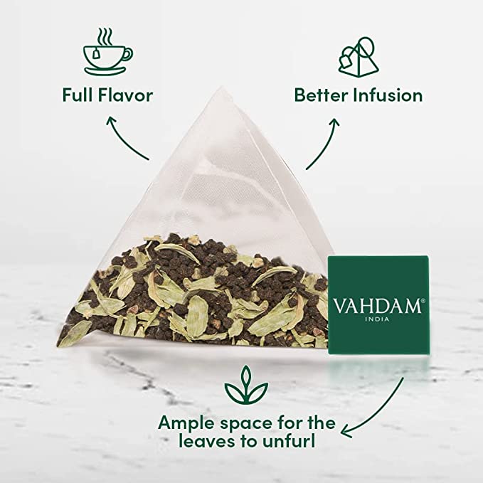 Cardamom Masala Chai Tea, 100 Count