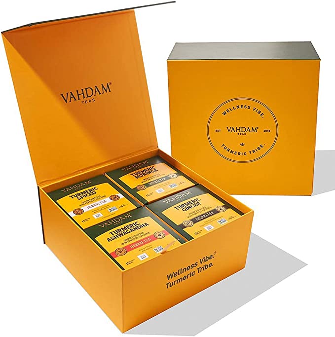 Turmeric Wellness Detox Kit | 4 Variants, 60 Tea Bags