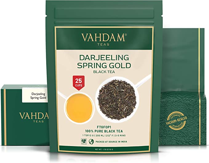 Darjeeling Spring Gold First Flush Black Tea, 1.76oz/50g