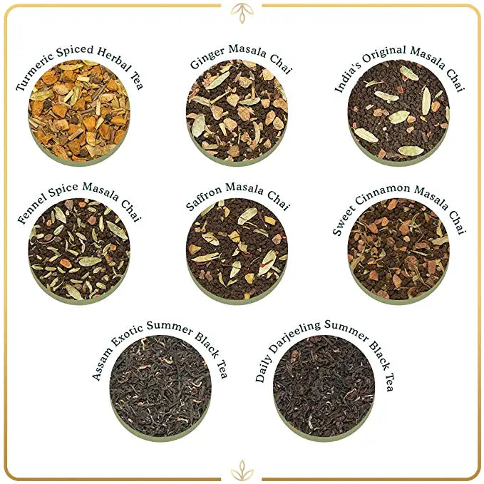 Weekend in Taj Mahal, Holiday Tea Gift, Set of 8