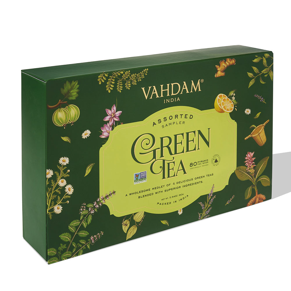Green Tea Assortment, Gift Set, 36 Teas