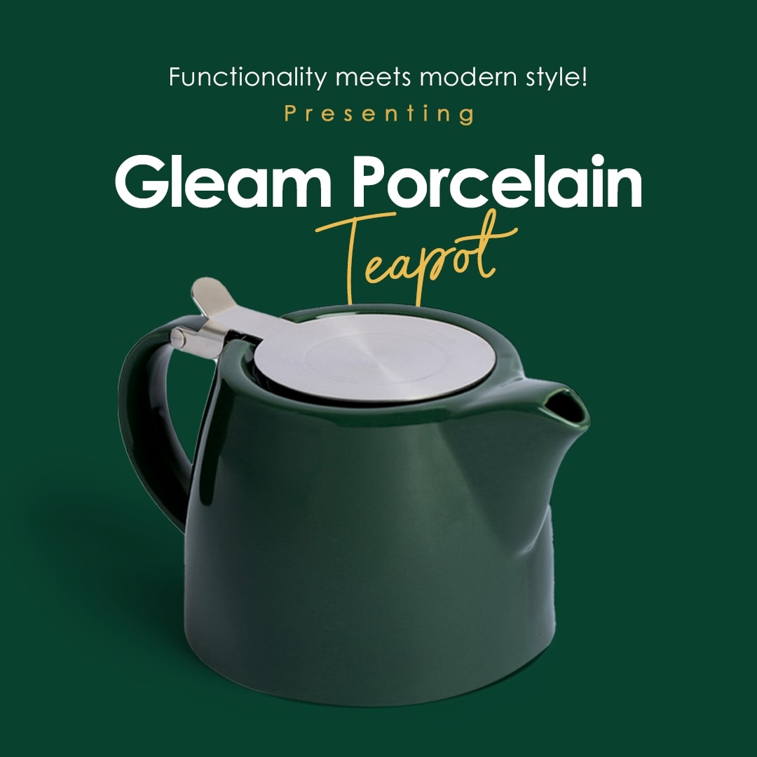 Gleam - Porcelain Teapot with Infuser
