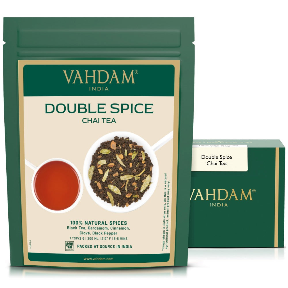 Double Spice Masala Chai Tea, 7.06oz/200g